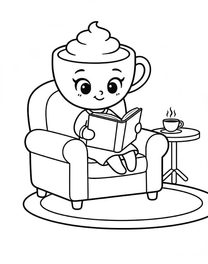 Ballerina Cappuccina per bambini di 5 anni da colorare