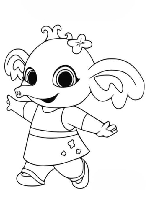 Bing Bunny e Sula da colorare