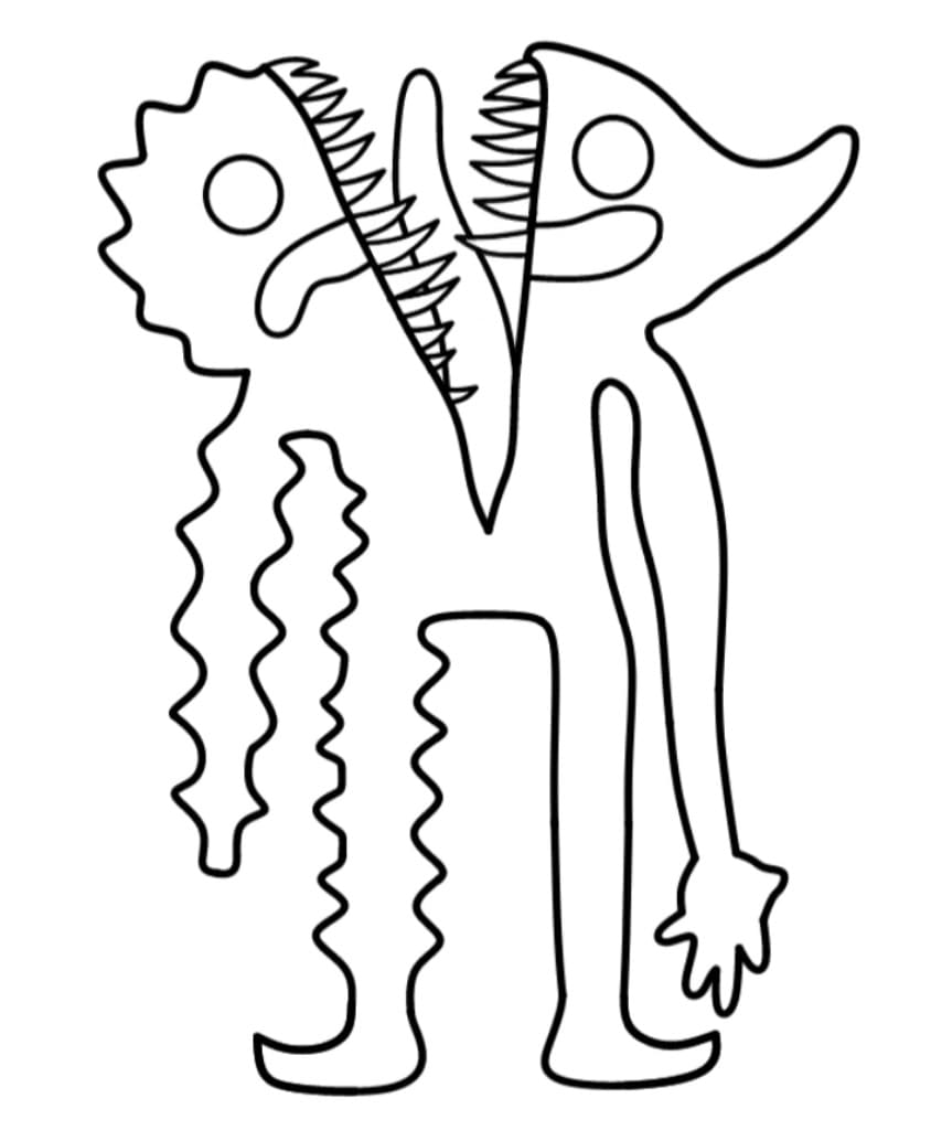 Bittergiggle Infernale di Garten of Banban da colorare