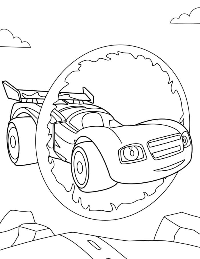 Blaze e le Mega Macchine (10) da colorare