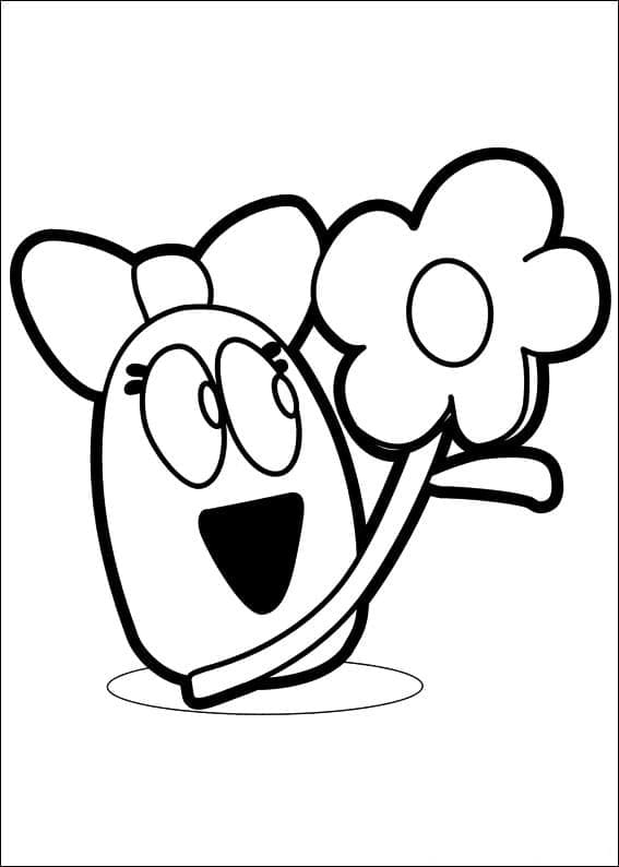 Bruco in Pocoyo da colorare