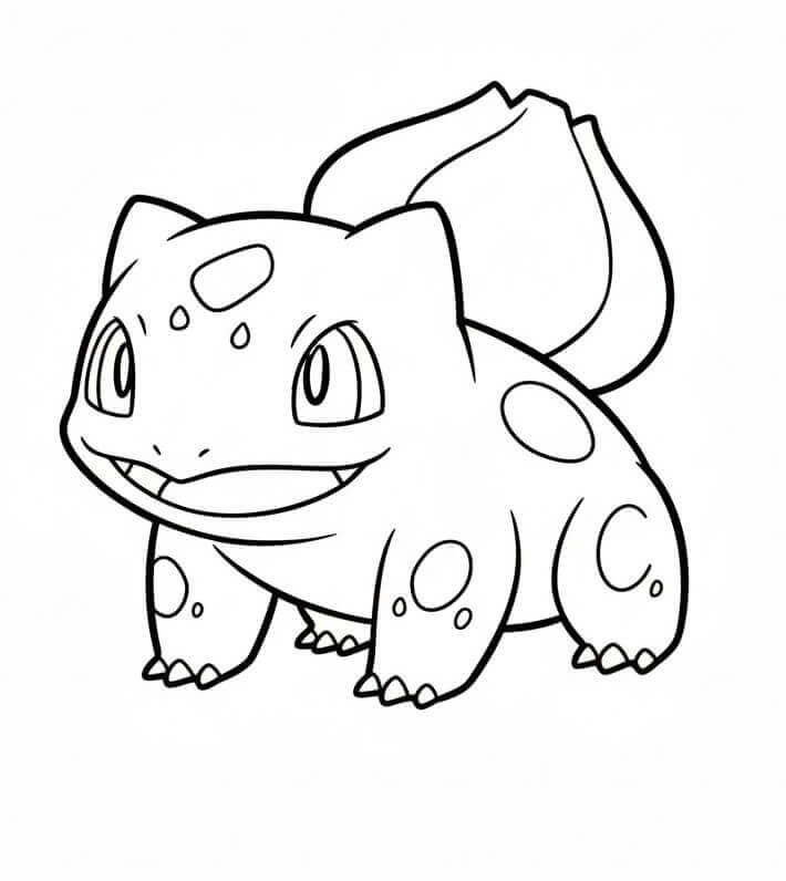 Bulbasaur Adorabile da colorare