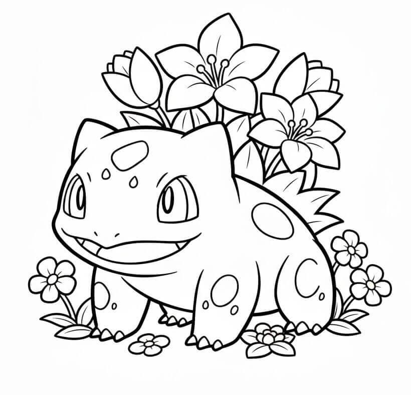 Bulbasaur da colorare