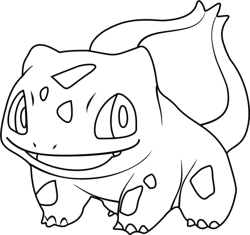 Bulbasaur Immagine Gratis da colorare