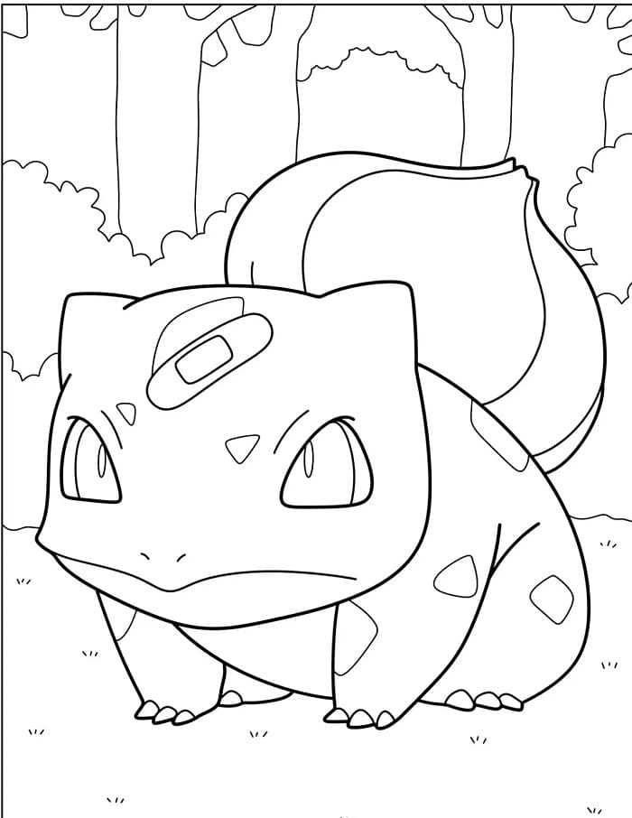Bulbasaur Pokémon da colorare