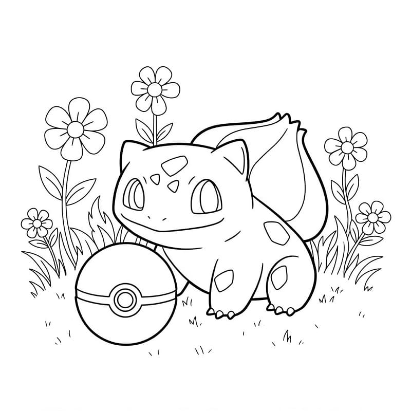 Bulbasaur Spettacolare da colorare