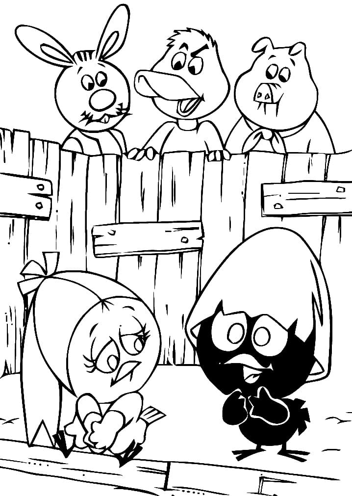 Calimero Stampabile da colorare