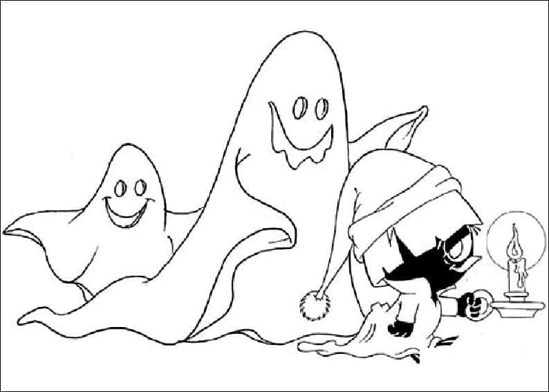 Calimero e Fantasmi da colorare