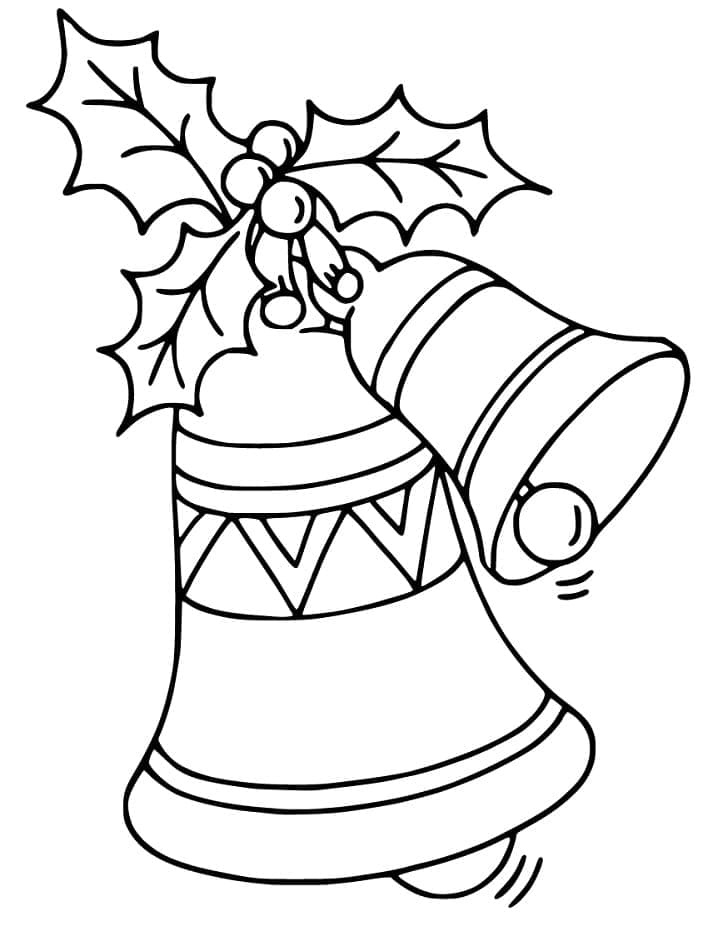 Campane Natalizie Bellissime da colorare