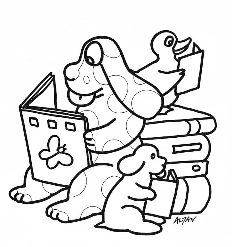 Cartone Pimpa da colorare