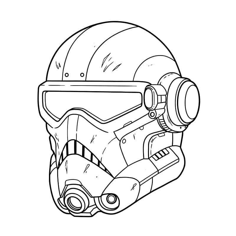 Clone Trooper versione Guerre Stellari da colorare