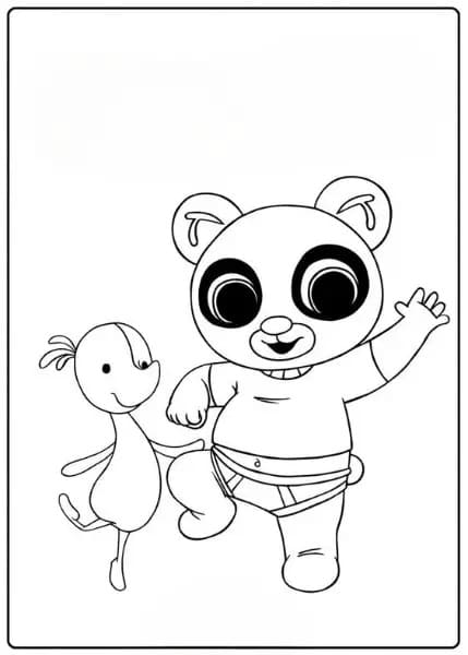 Coniglietto Bing stampabile gratis da colorare