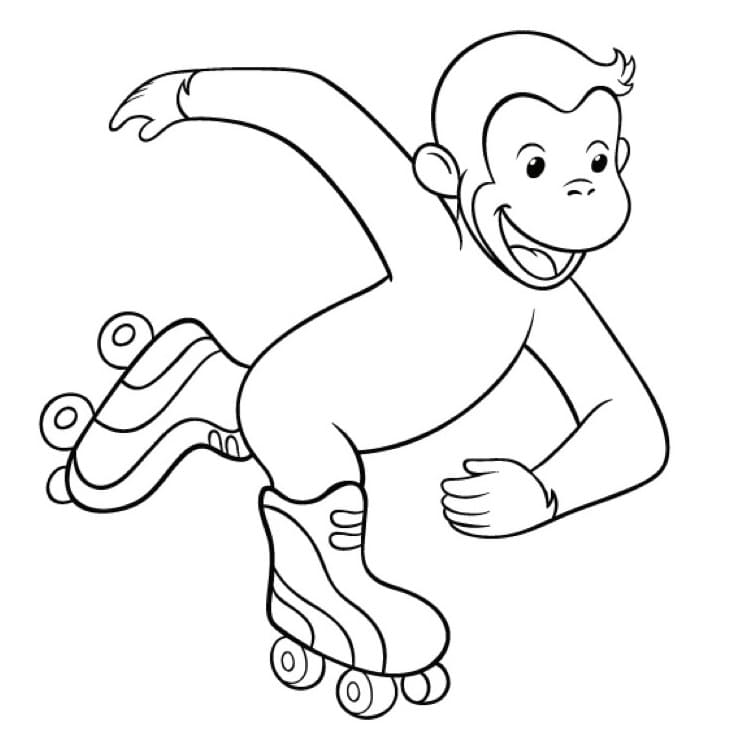 Curioso come George (15) da colorare