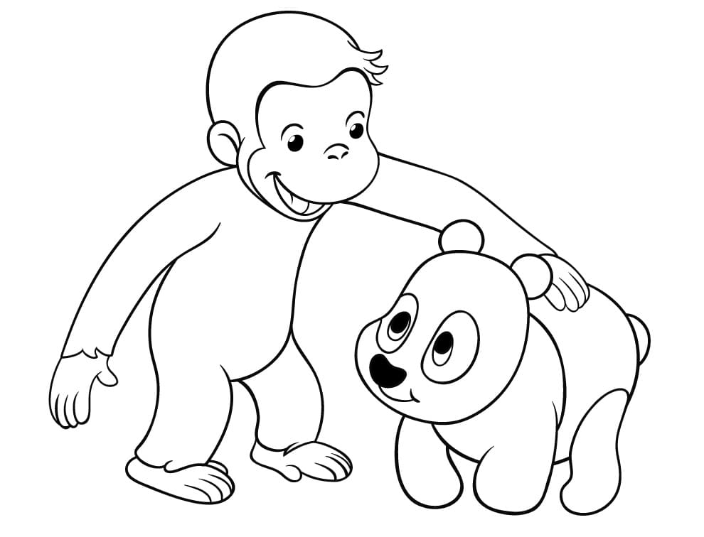 Curioso come George (16) da colorare