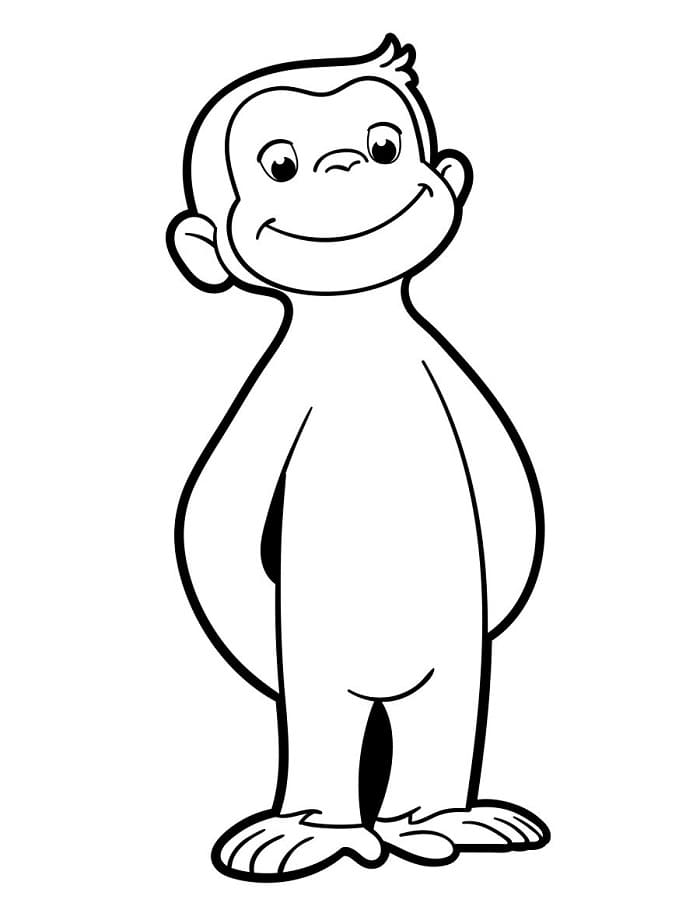 Curioso come George Gratuito da colorare