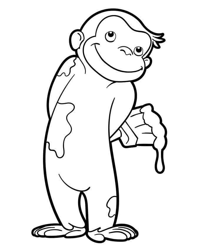 Curioso come George Regalo da colorare