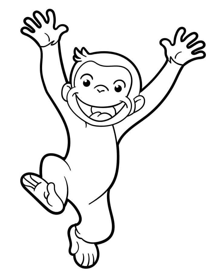 Curioso come George Stampabile Gratis da colorare