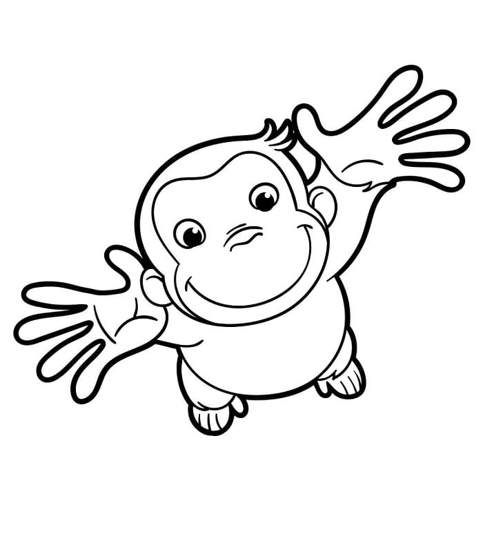 Curioso come George da Stampare da colorare