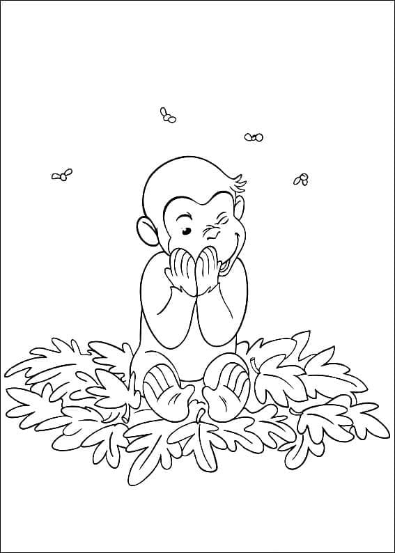 Curioso come George per Bimbi di 4 Anni da colorare