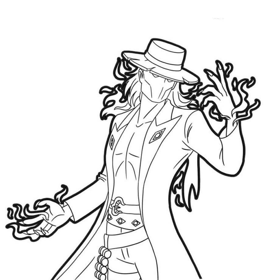 Deadeye di Fortnite da colorare