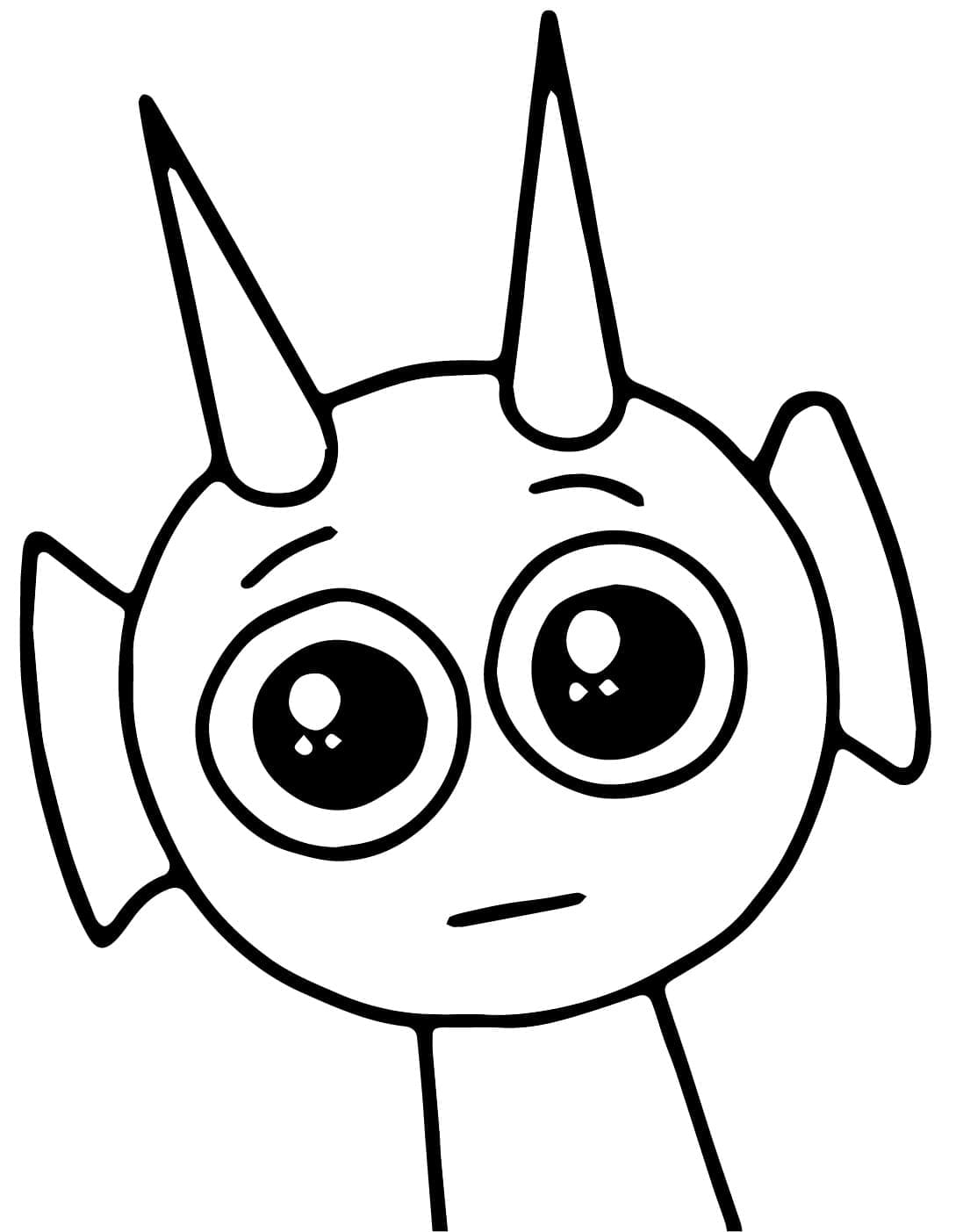 Durple Sprunki da colorare