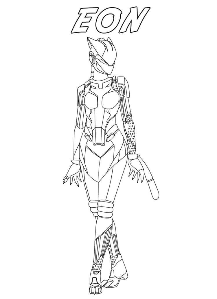 Eon di Fortnite da colorare