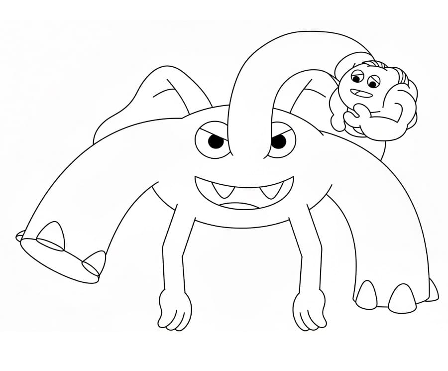 Garten of Banban Cartone da colorare