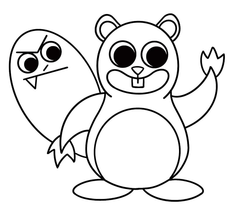 Garten of Banban Facile da colorare