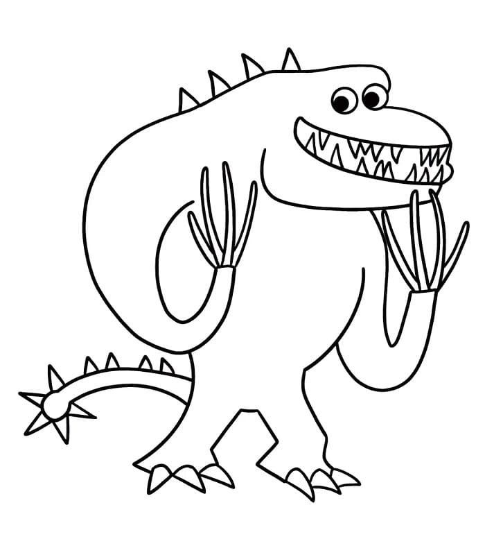 Garten of Banban Felice da colorare