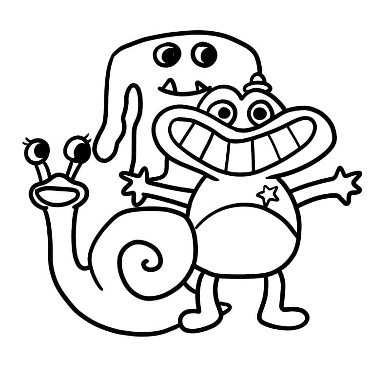 Garten of Banban da colorare