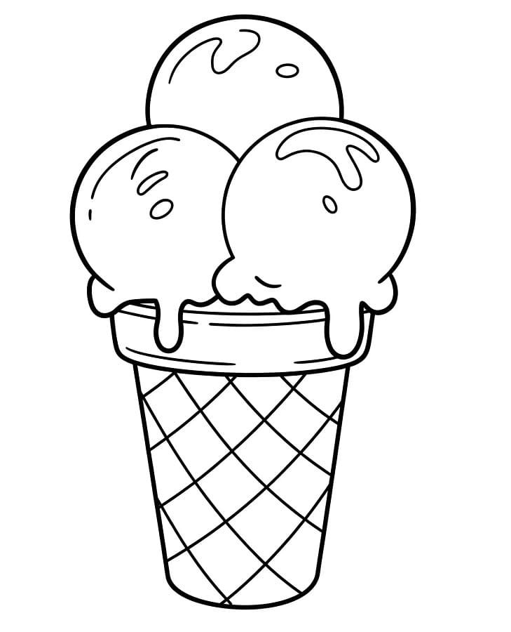 Gelato Delizioso da colorare