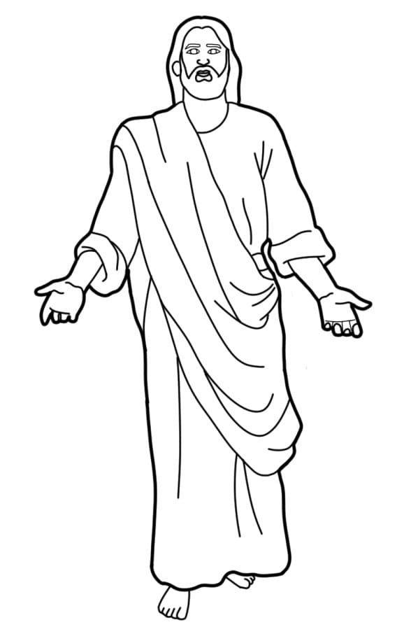 Gesù 6 da colorare