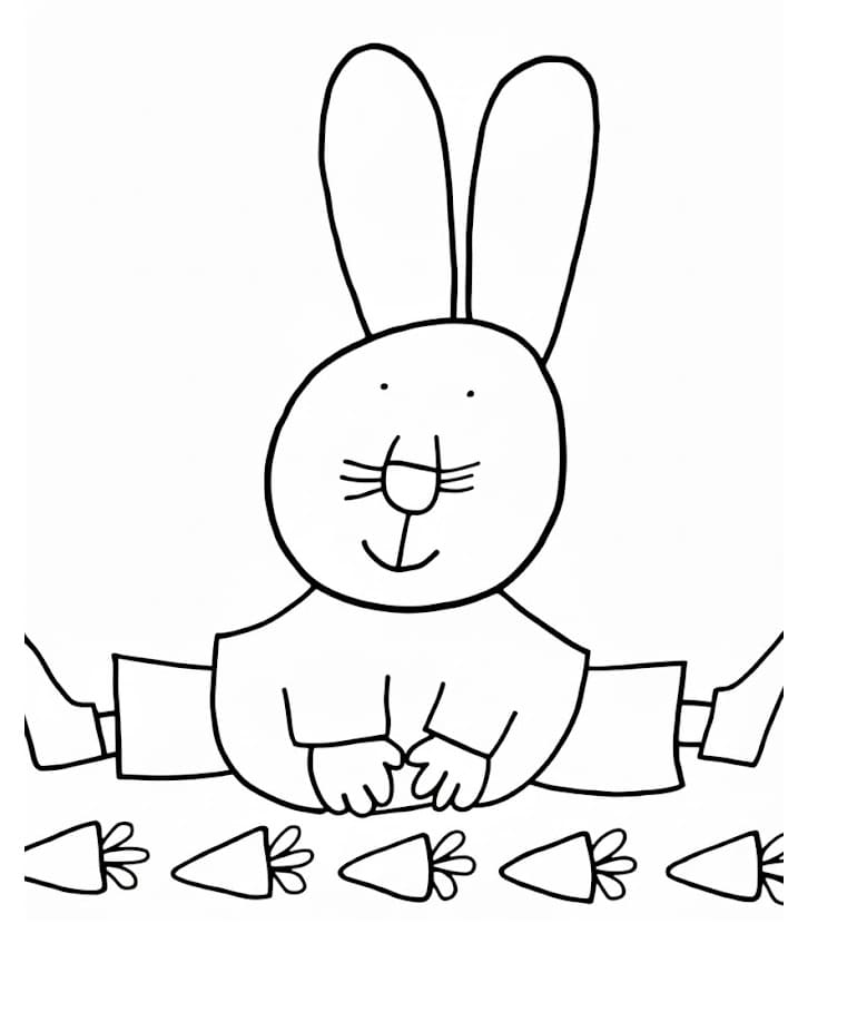 Giulio Coniglio Omaggio da colorare