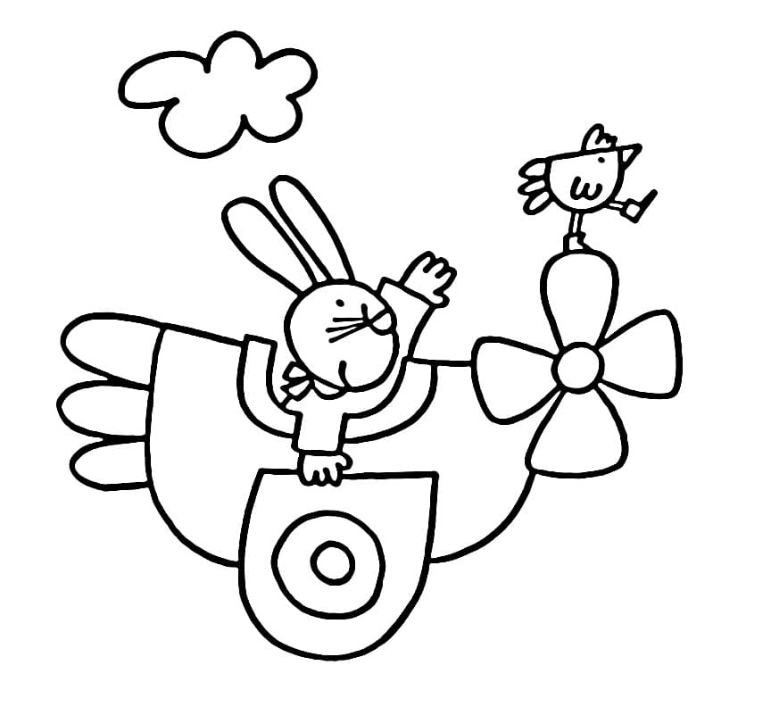 Giulio Coniglio Stampabile Gratis da colorare