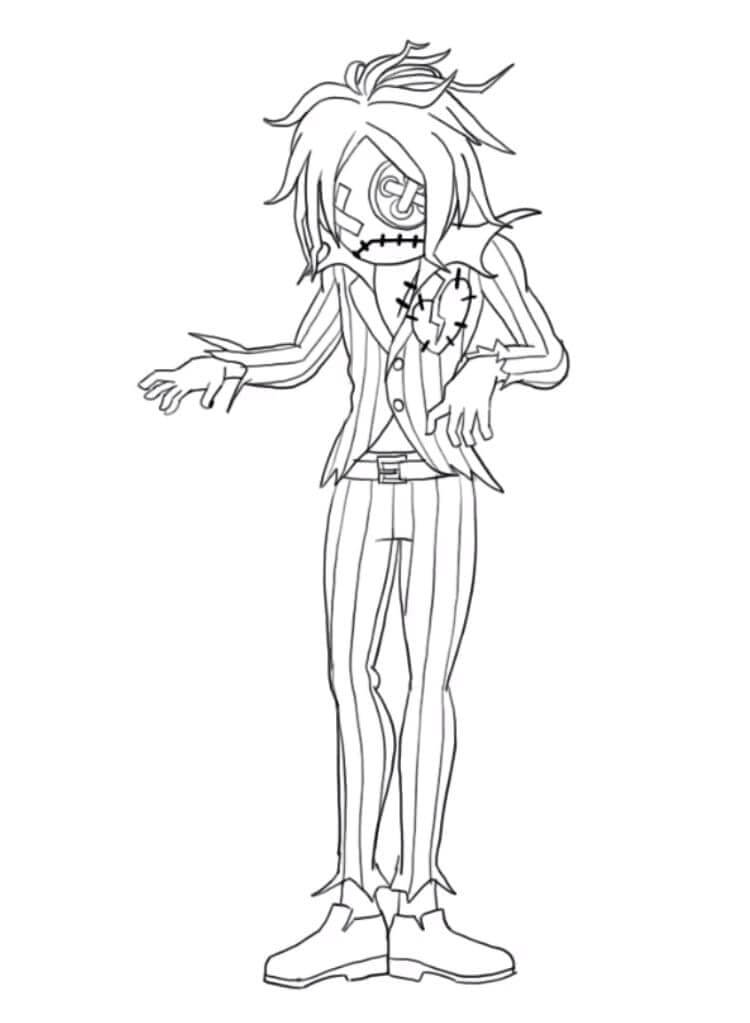 Gnash di Fortnite da colorare