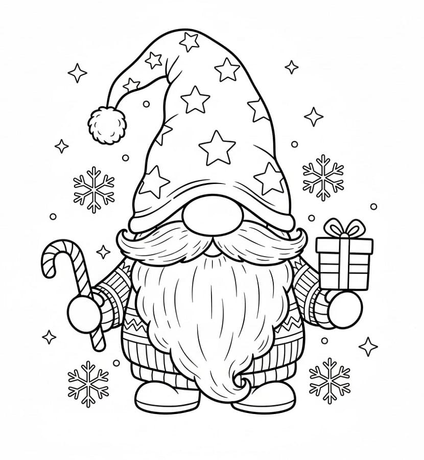Gnomi da colorare