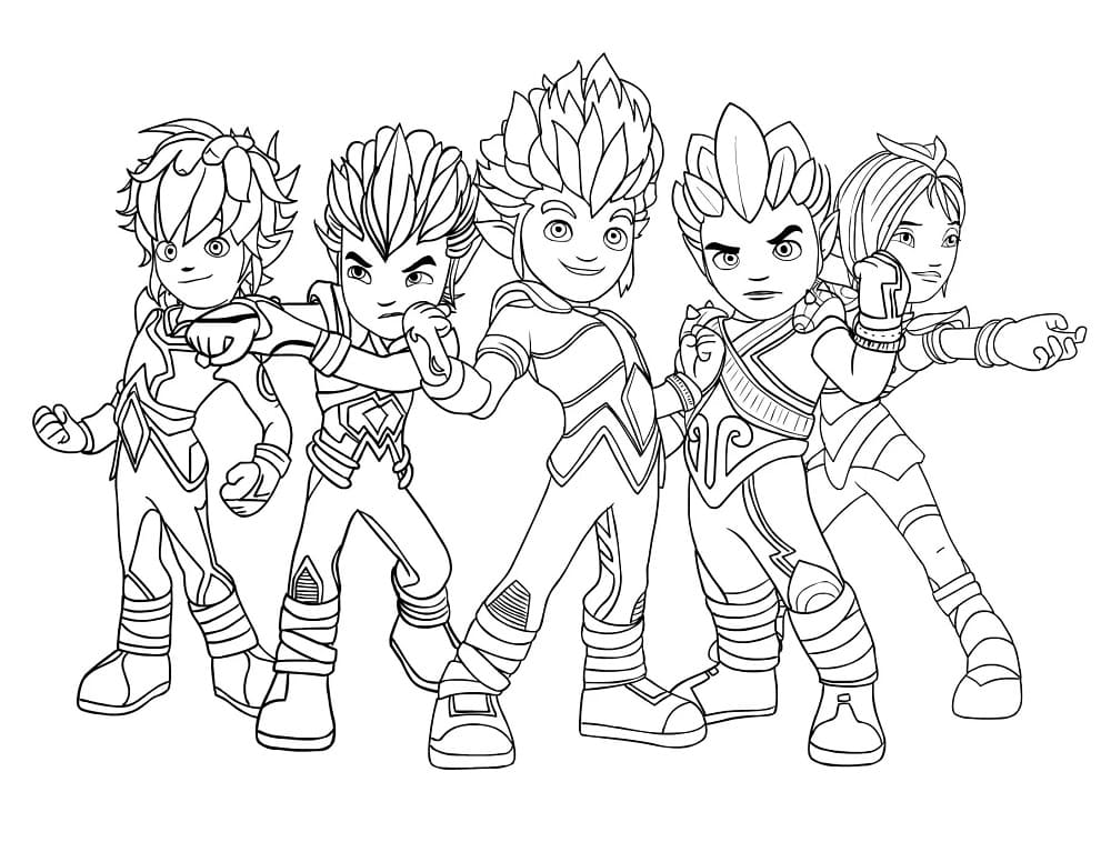 Gormiti Graziosi da colorare