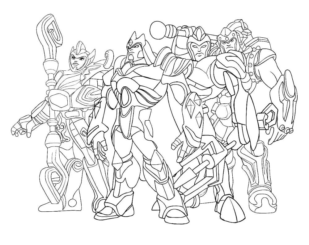 Gormiti Omaggio da colorare