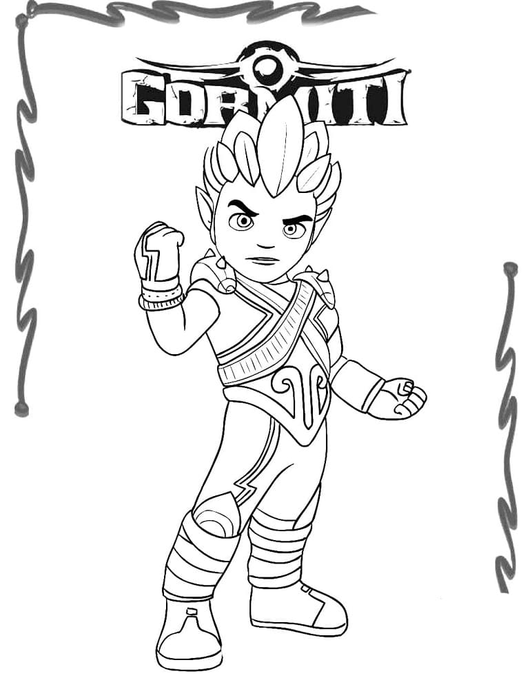 Gormiti per Bimbi di 2 Anni da colorare