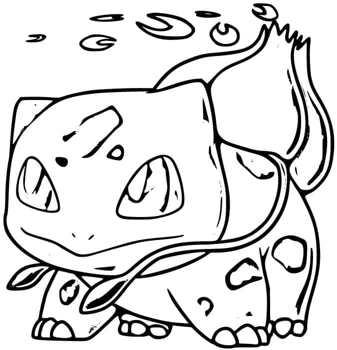 Gratis Bulbasaur Stampabile da colorare