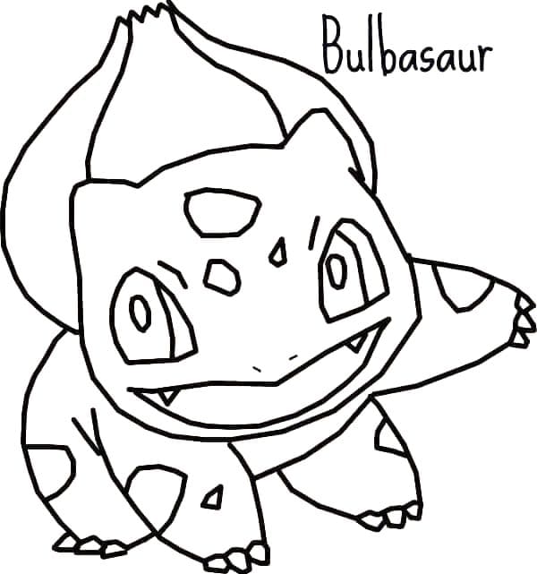 Gratis Bulbasaur per Bimbi da colorare