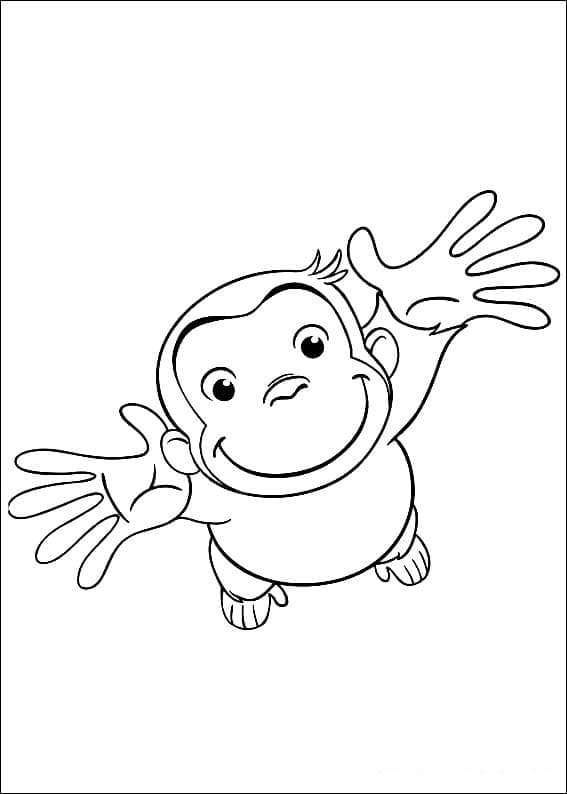 Gratis Curioso come George da Stampare da colorare