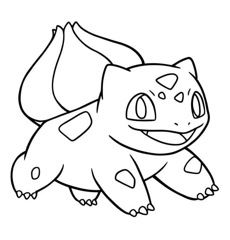 Gratis Immagine Bulbasaur da colorare