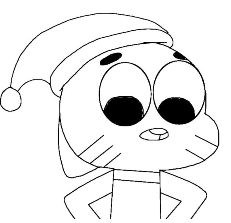 Gratis Immagine Gumball da colorare