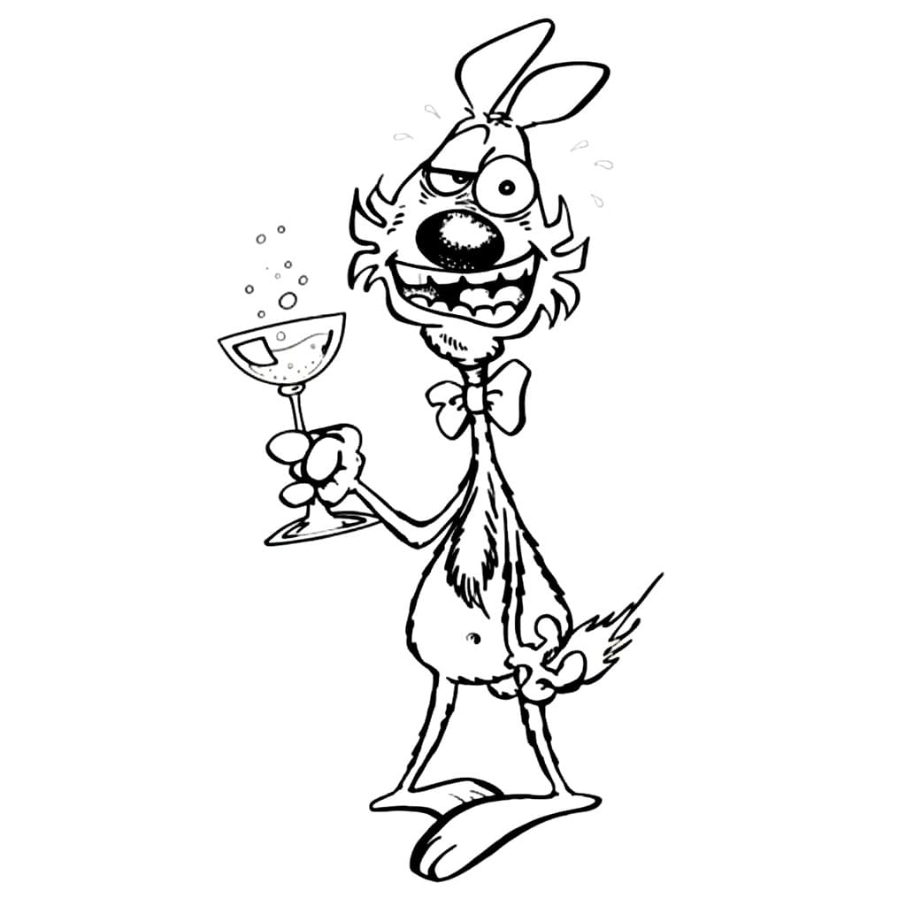 Gratis Immagine Lupo Alberto da colorare