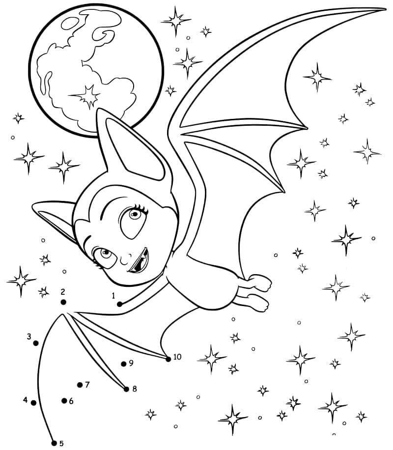 Gratis Immagine Vampirina da colorare