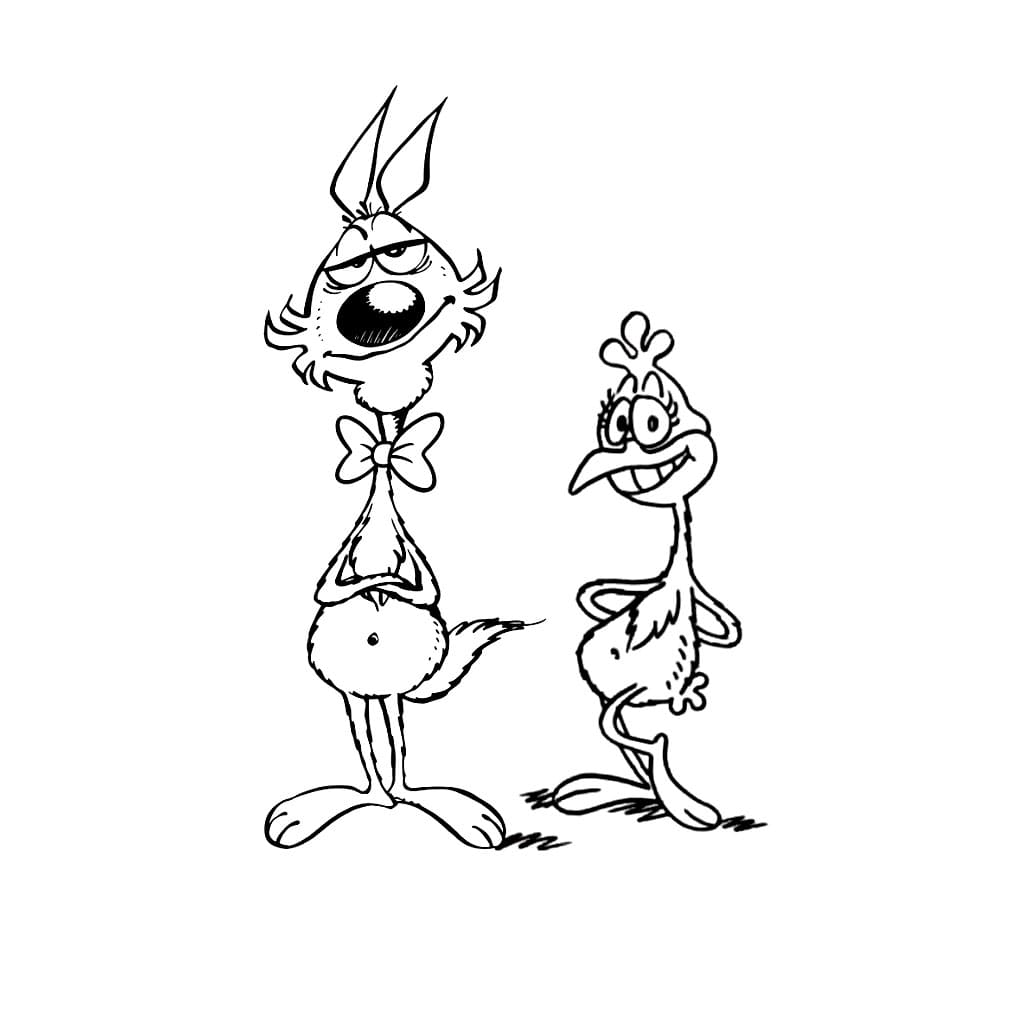 Gratis Lupo Alberto Stampabile da colorare