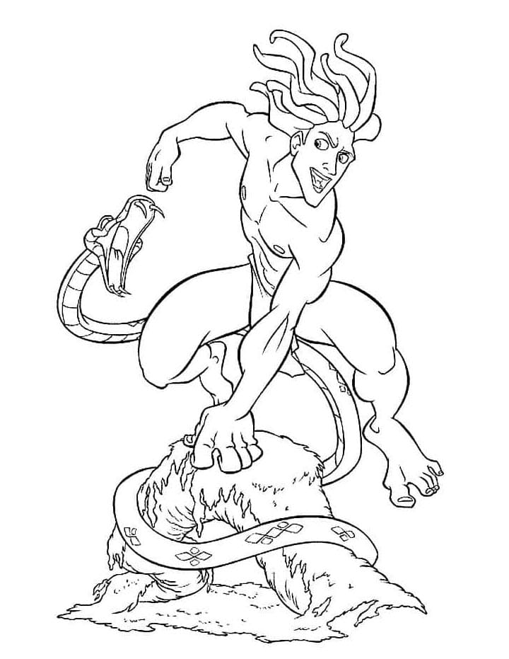 Gratis Tarzan da Stampare da colorare