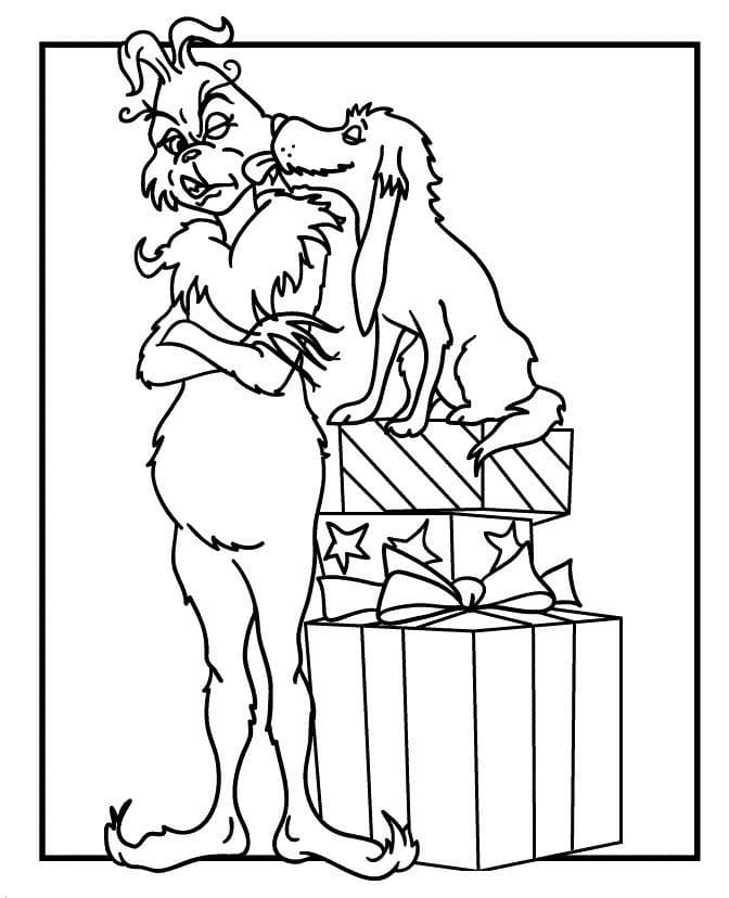 Grinch animato da colorare