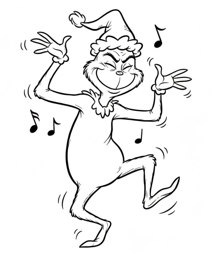 Grinch da colorare